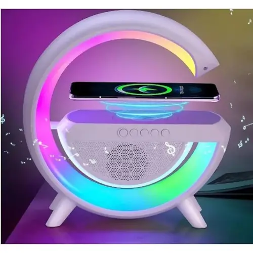 G shaped Lamp - Bluetooth Speaker- Wireless Charger