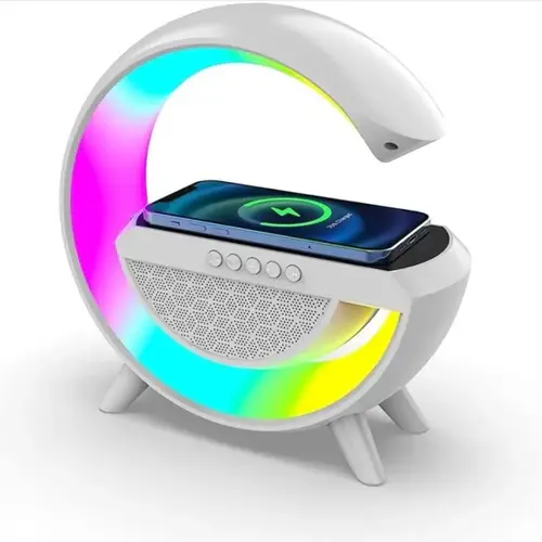 G shaped Lamp - Bluetooth Speaker- Wireless Charger