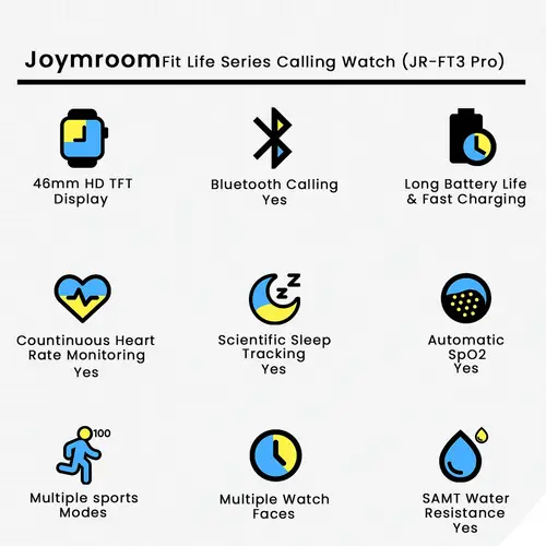 Joyroom Fit-Life Series Calling Watch (JR-FT3 Pro)