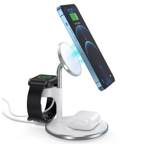 Choetech T586-F 3 in 1 Magnetic Wireless Charger Station for iPhone