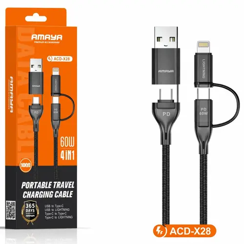 Amaya ACD-X28 4-in-1 Data Cable