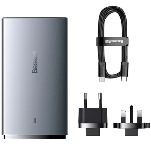 Baseus GaN5 Pro Ultra-Slim Fast Charger C+U 65W With Universal Plugs