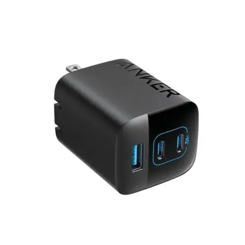 Anker 336 67w Charger 3-Port (2 Usb-C + 1 Usb-A) 2 Pin