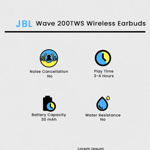 JBL Wave 200TWS Wireless Earbuds