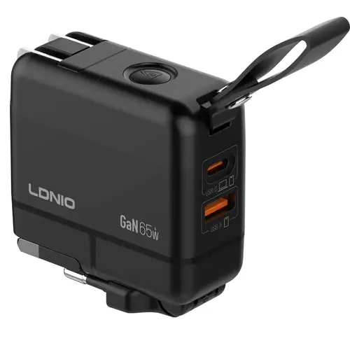 Ldnio Q2618 65W GaN Super Fast Charging Dual Port Power Adapter