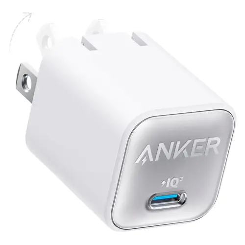 Anker 511 Charger (Nano 3, 30w) Usb-C GaN Charger 30W 2-Pin (US) A2147J21