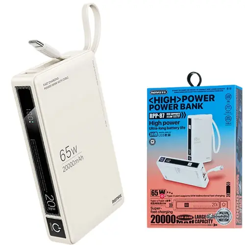 REMAX RPP-87 20000mAh 65W Power Bank