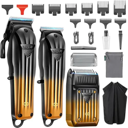 VGR V-644 3in1 Rechargeable Combo Premium Grooming Kit