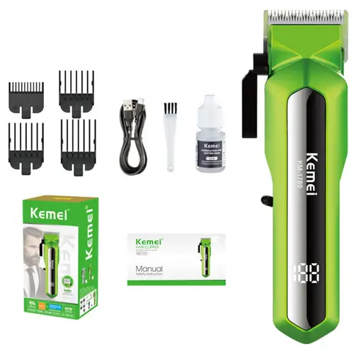 Kemei KM-1789 Led Screen Display Hair Trimmer