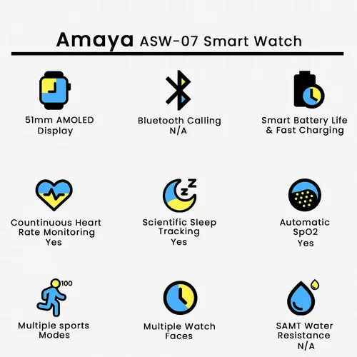 Amaya ASW-07 Smart Watch