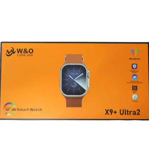 WO X9 + Ultra 2 Super Amoled Smartwatch