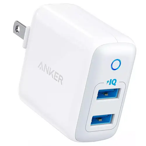 Anker PowerPort II IQ with 2PIQ Ports (12W)