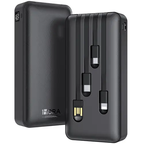 1Hora GAR159 Multi-Cable Charging Station With Built-in Flashlight