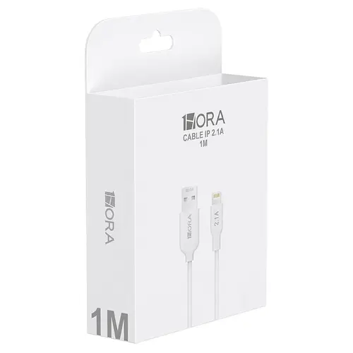 1HORA V8 Series   IP USB 2.1A Cable (Box Package)
