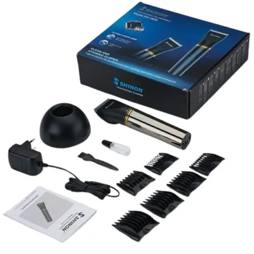 Shinon SH-1835 Rechargeable Cordless Hair Trimmer With Charging Stand Hair