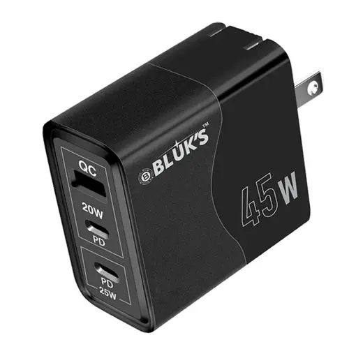 Bluks 45W Wall Charger BX-623 With USB-C To USB-C Cable