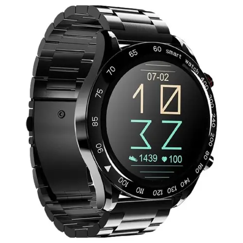 HiFuture FutureGo Pro Stainless-Steel Smartwatch with FHD Large Screen