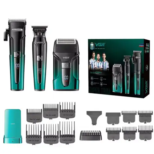 VGR V-694 Professional Rechargeable Premium Combo Kit