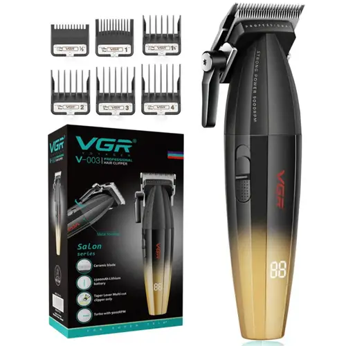 VGR V-003 9000RPM Rechargeable Professional Hair Clipper for Men