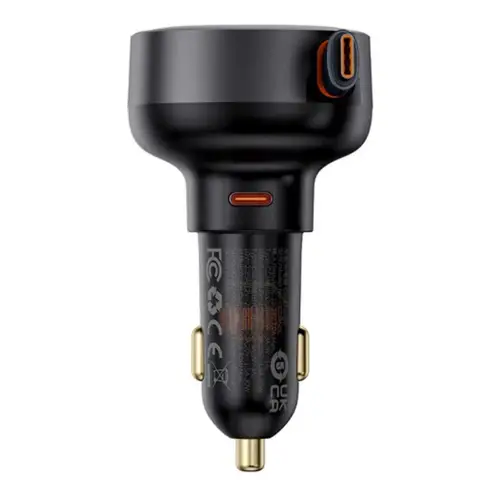 Baseus Enjoyment Pro Car Charger C+Retractable Type-C Cable 60W 6 Baseus Enjoyment Pro Car Charger C+Retractable Type-C Cable 60W