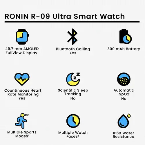 Ronin R-09 Ultra Smart Watch