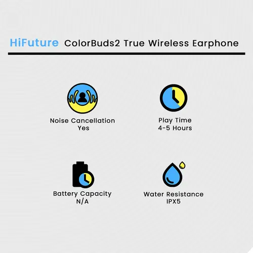 HiFuture ColorBuds2 True Wireless Earphone