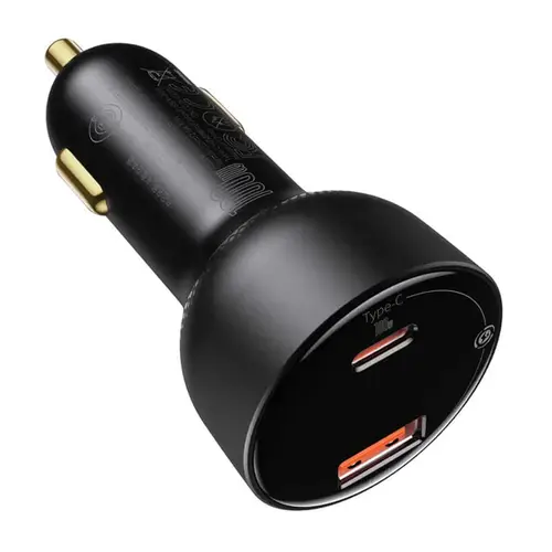 Baseus Superme PPS Dual Car Charger 100W with Type-c to Type-c Cable