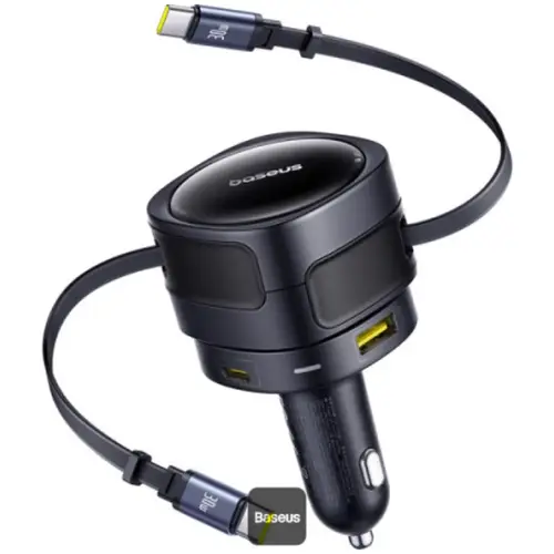 Baseus Enjoyment Max Car Charger C+C Cables  U+C Ports 90W