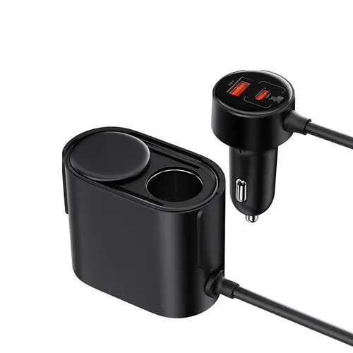 Baseus High Efficiency Pro 1 for 2 Car Cigarette Lighter 30W
