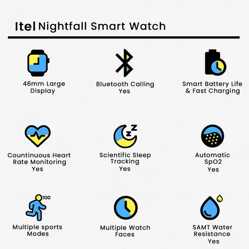 itel Nightfall Smartwatch