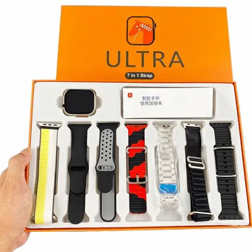 Ultra Smart Watch With 7 Straps 3 Ultra Smart Watch With 7 Straps