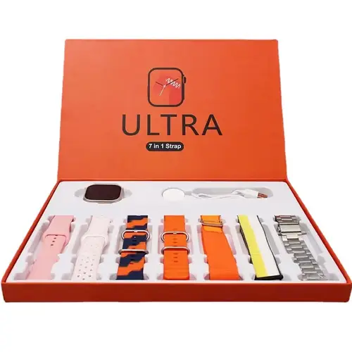 Ultra Smart Watch With 7 Straps 4 Ultra Smart Watch With 7 Straps