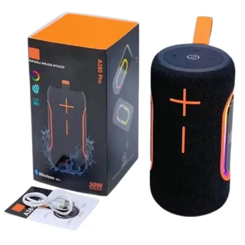 A380 Pro RGB Portable Wireless Bluetooth Round Speaker