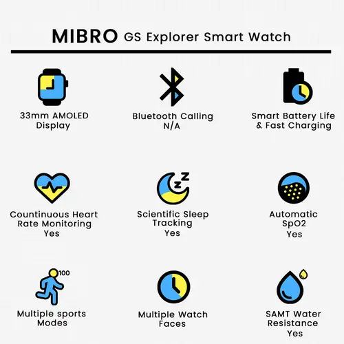 MIBRO GS Explorer Smart Watch