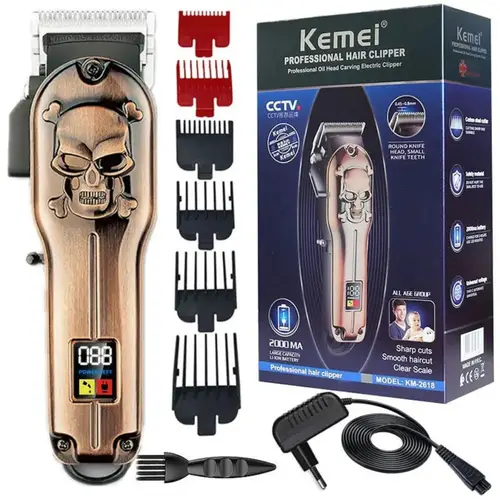 Kemei KM- 2618 Electric LCD Hair Clipper