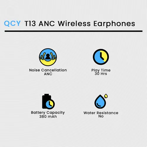 QCY T13 ANC Wireless Earphones