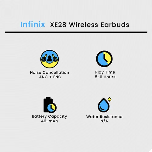 Infinix XE28 Wireless Earbuds
