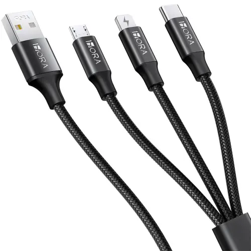 1Hora V8 Series One in Three Micro USB to Type C Cable CAB259N