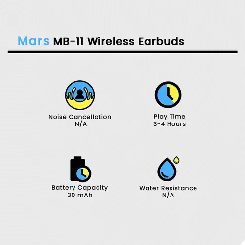 Mars MB-11 Wireless Earbuds