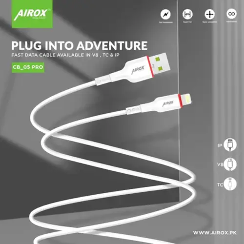 Airox CB05 Pro 2.4A V8 Charging Cable