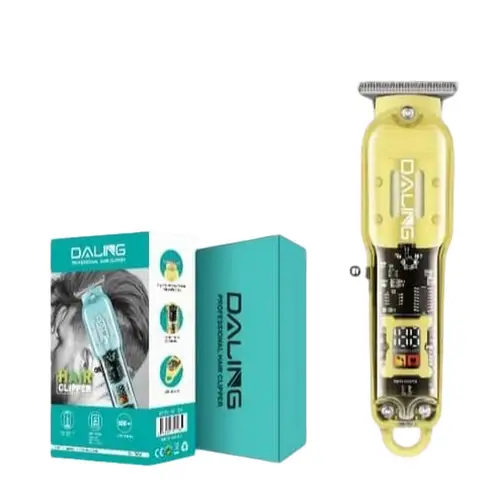 Daling DL-1585A Professional Hair Trimmer With Transparent Body And LED Display