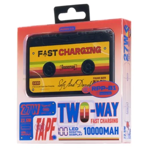 Remax RPP-B1 10000mAh PD 27W Plus 22.5W USB-C Fast Charging Power Bank