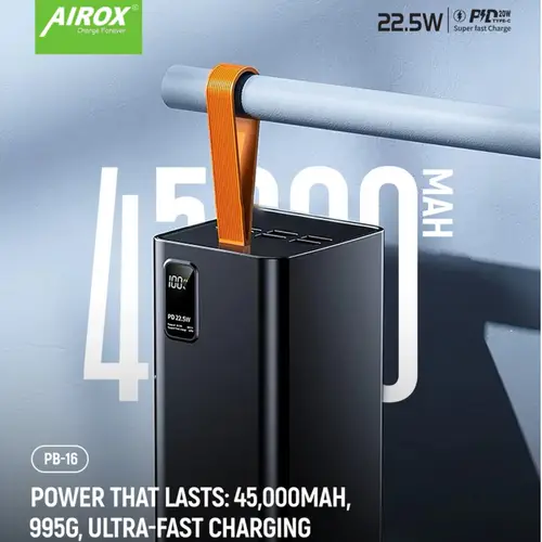 Airox PB16 Fast Power Bank 45000mAh