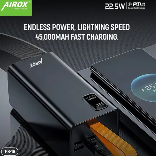 Airox PB16 Fast Power Bank 45000mAh