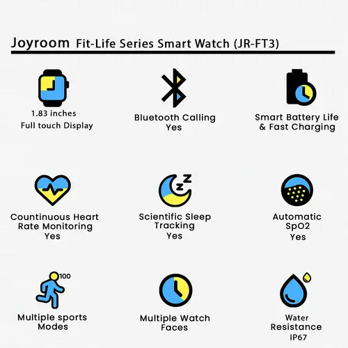 Joyroom Fit-Life Series Smart Watch (JR-FT3)
