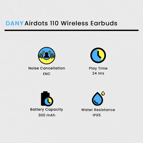 Dany Airdots 110 Wireless Earbuds