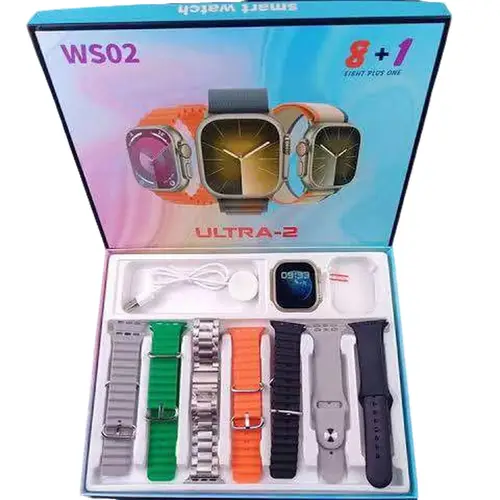 Ws02 Ultra 2 Smart Watch with 7 straps