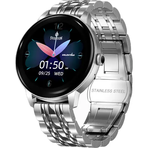 SVESTON VALENTINA CHAIN SMARTWATCH WITH FREE SILICON STRAP