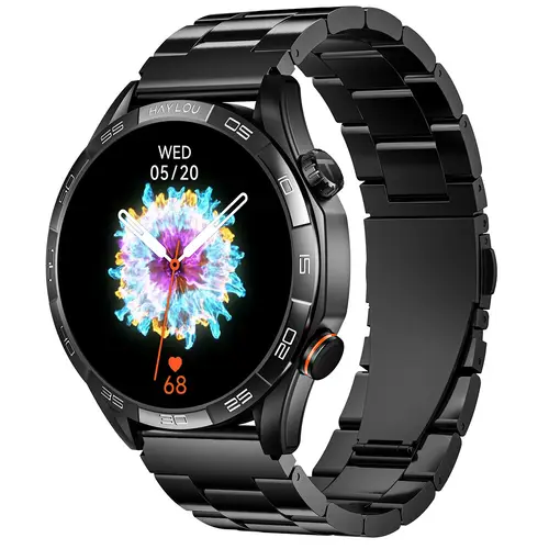 Haylou Solar 5 Smart Watch (Chain + Silicon Strap)