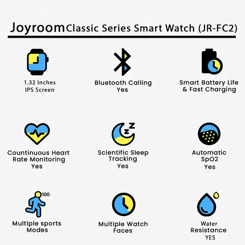 Joyroom Classic Series Smart Watch (JR-FC2)
